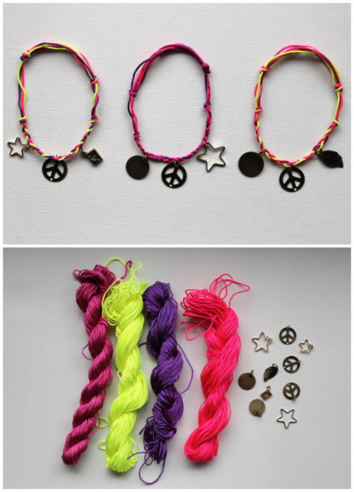 DIY charm bracelet tutorial  How to make friendship bracelets