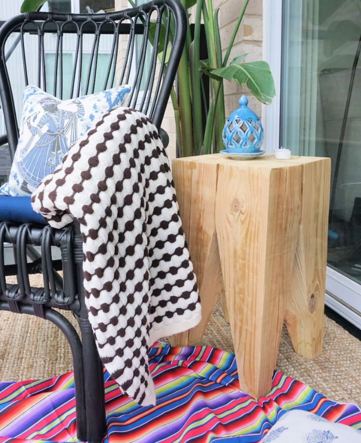 DIY Timber Side Table
