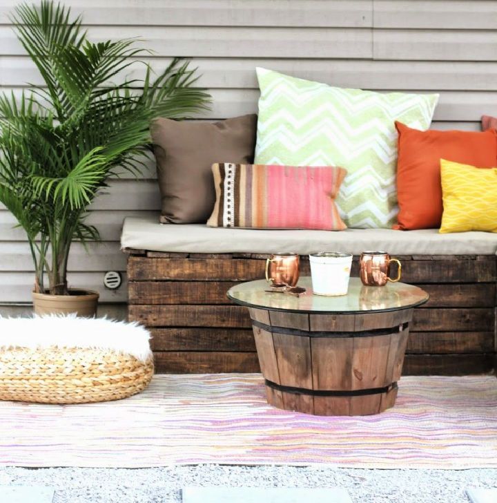 Pallet Sectional for Patio Furniture