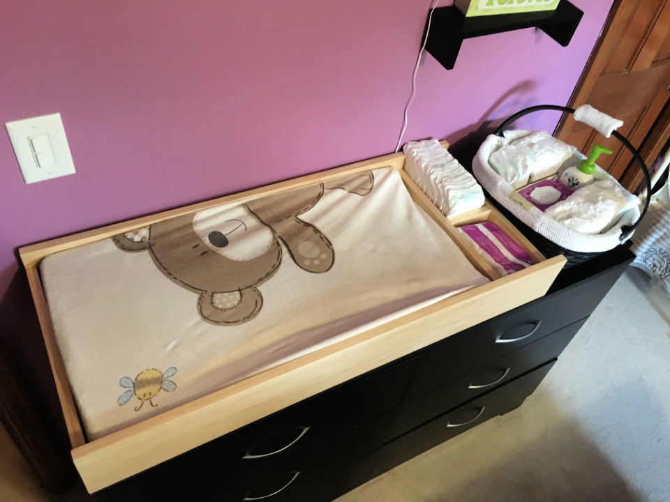 DIY Baby Changing Table