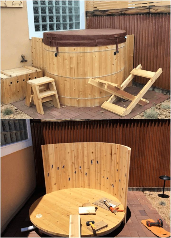 Build a Cedar Wood Hot Tub