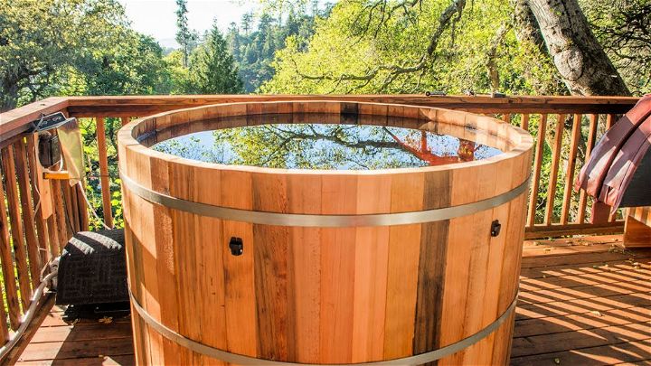 DIY Cedar Hot Tub