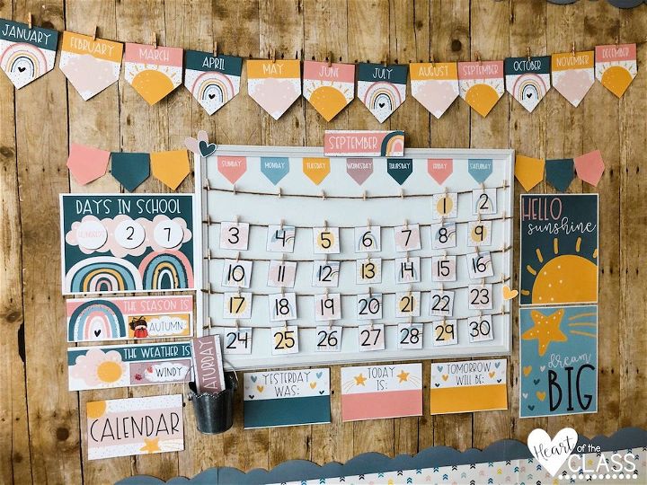 DIY Classroom Calendar