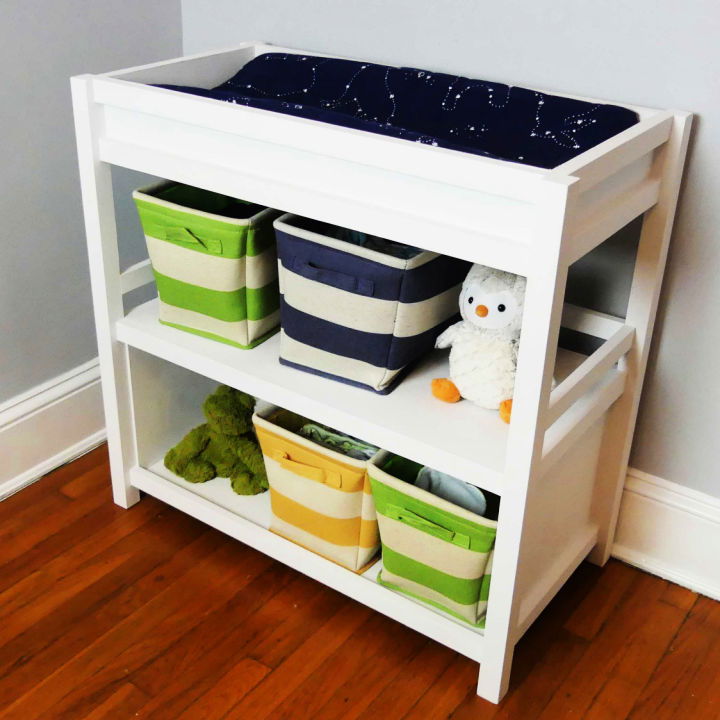 Build Plans for Baby Changing Table, DIY Plans for Baby Furniture, Space  Saving Furniture 