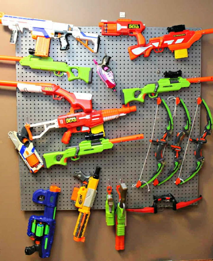 nerf gun rack plans