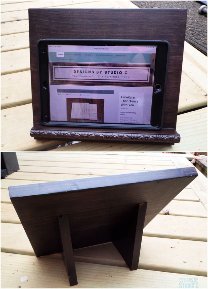 Make a Tablet Stand Using Scrap Wood