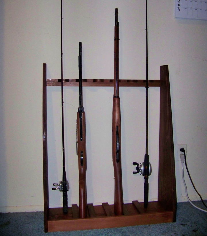 Vertical Standing Gunrack Plan