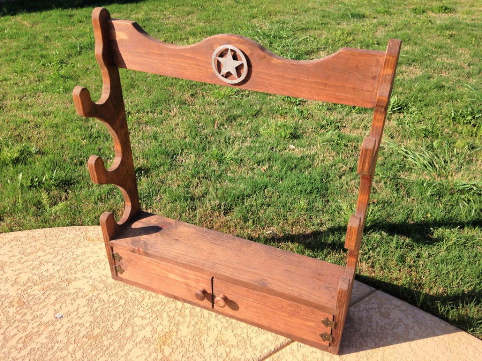 Wooden Gun Rack