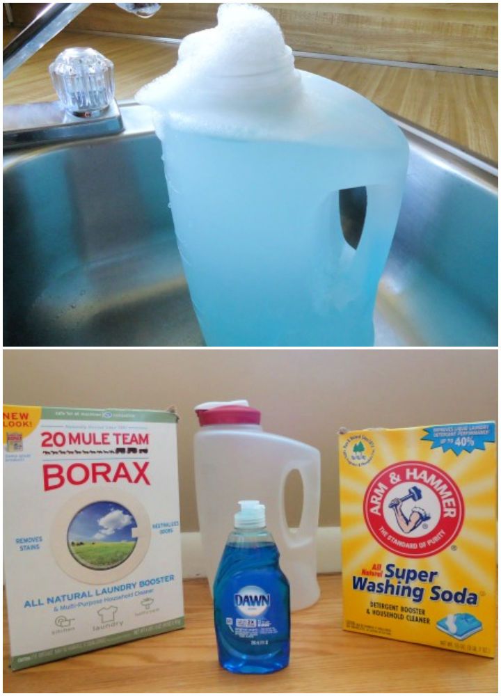 DIY Laundry Detergent with Dawn