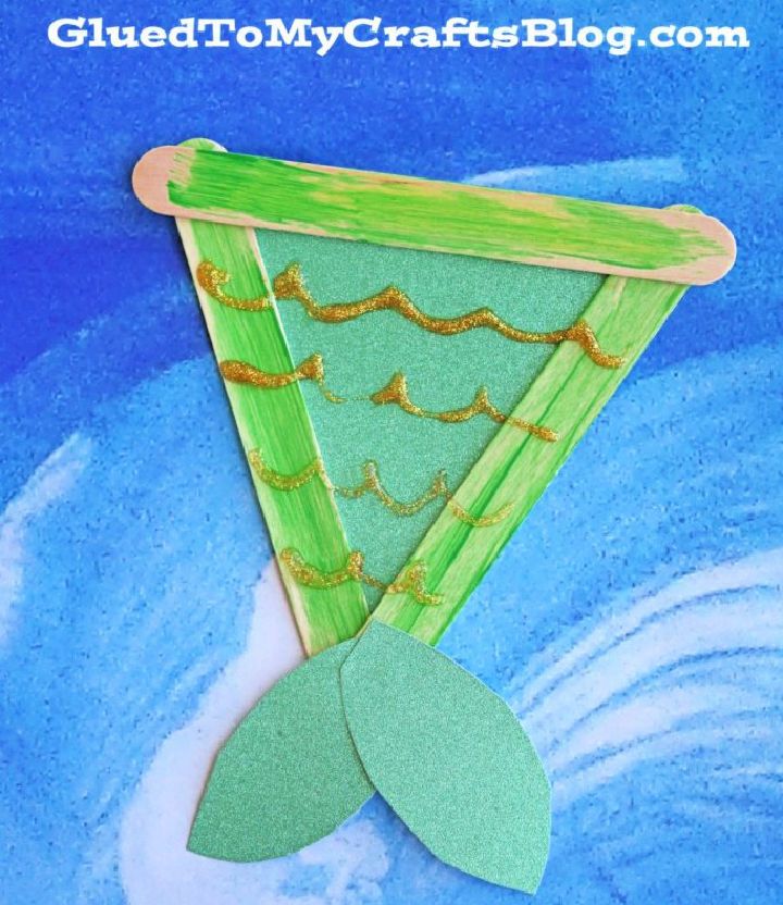 DIY Popsicle Stick Mermaid Tails