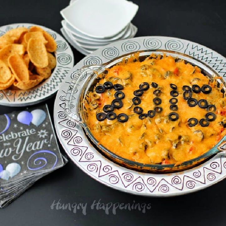 New Years Eve Party Taco Dip Appetizer