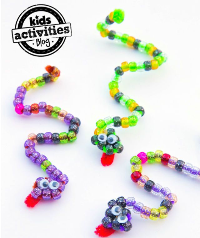 Pipe Cleaner and Beaded Snakes