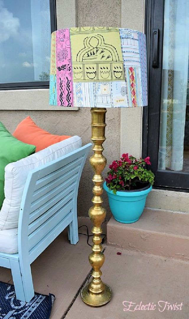  Custom Brass Floor Lamp Under $25 