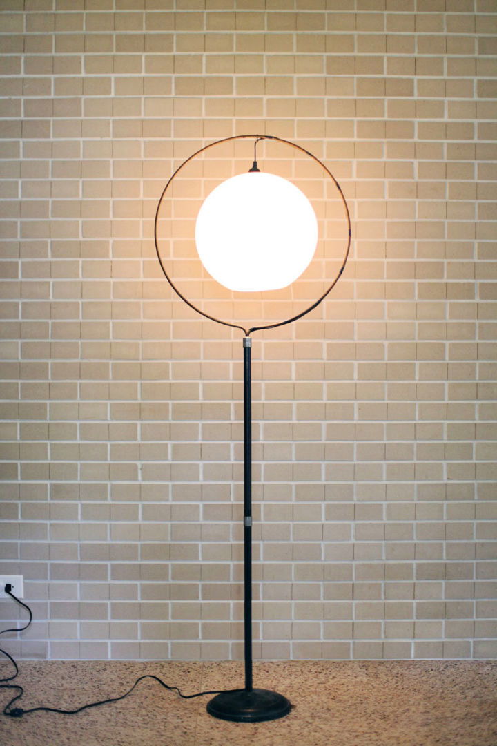 Birdcage Stand to Mod Floor Lamp