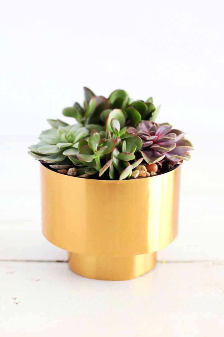 Brass Succulent Planter