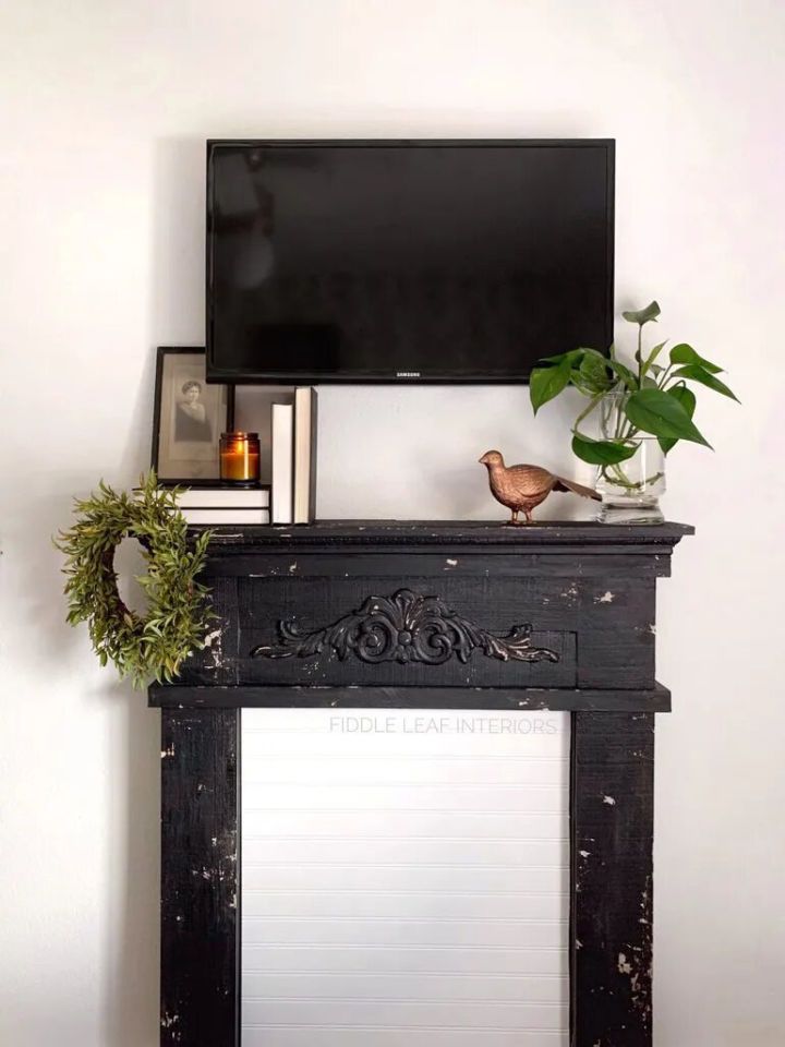 Build Your Own Faux Fireplace