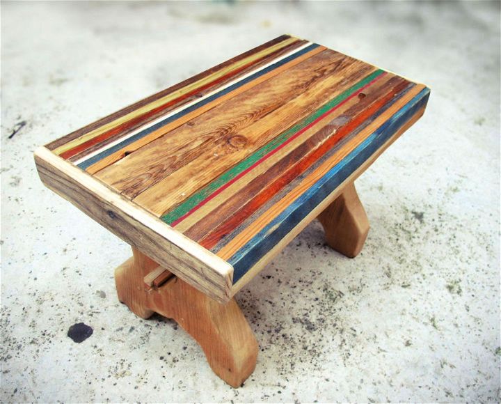Building A Striped Wood Stool