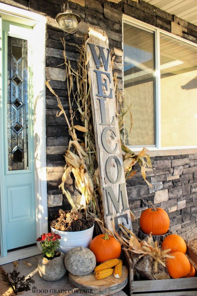 DIY Wrought Iron Welcome Sign