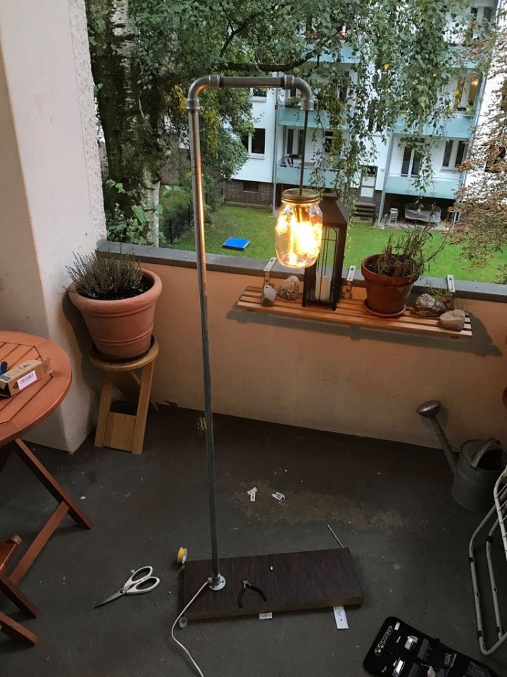 Homemade Pipe Floor Lamp