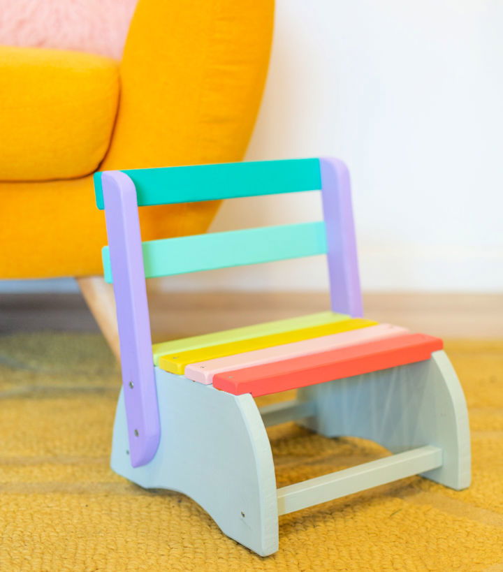 How To Make A Kids Step Stool Chair