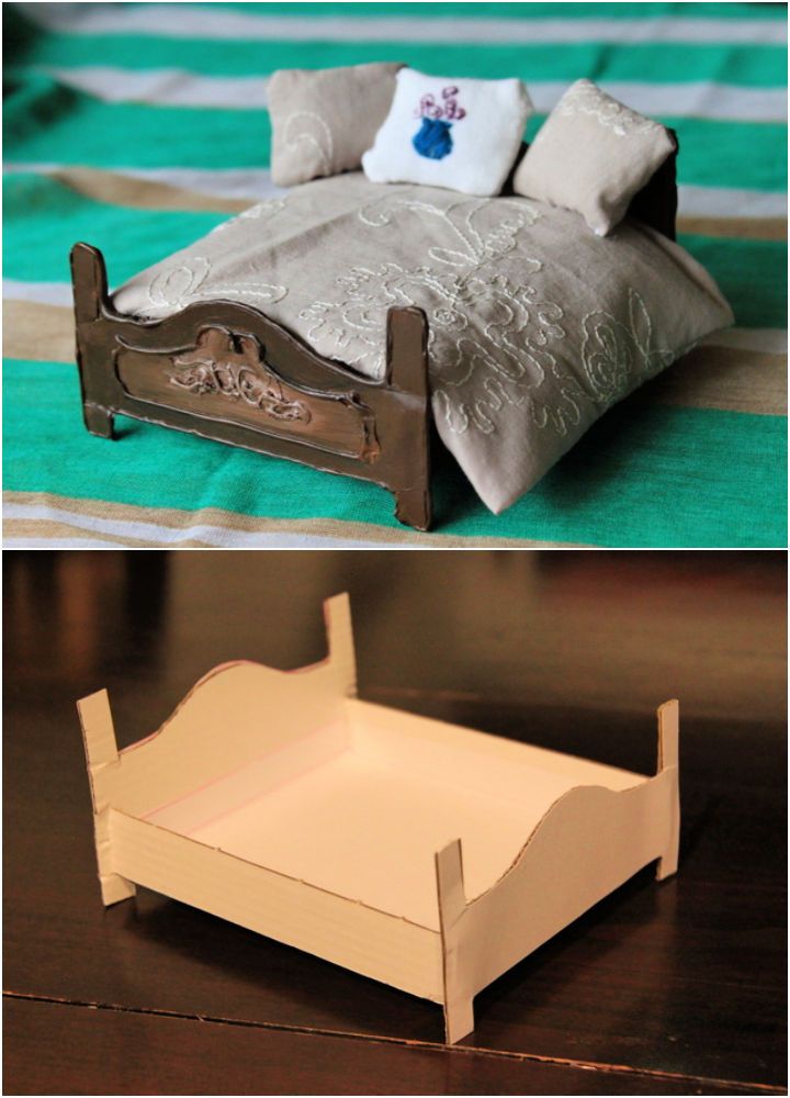 How to Make Dollhouse Bed