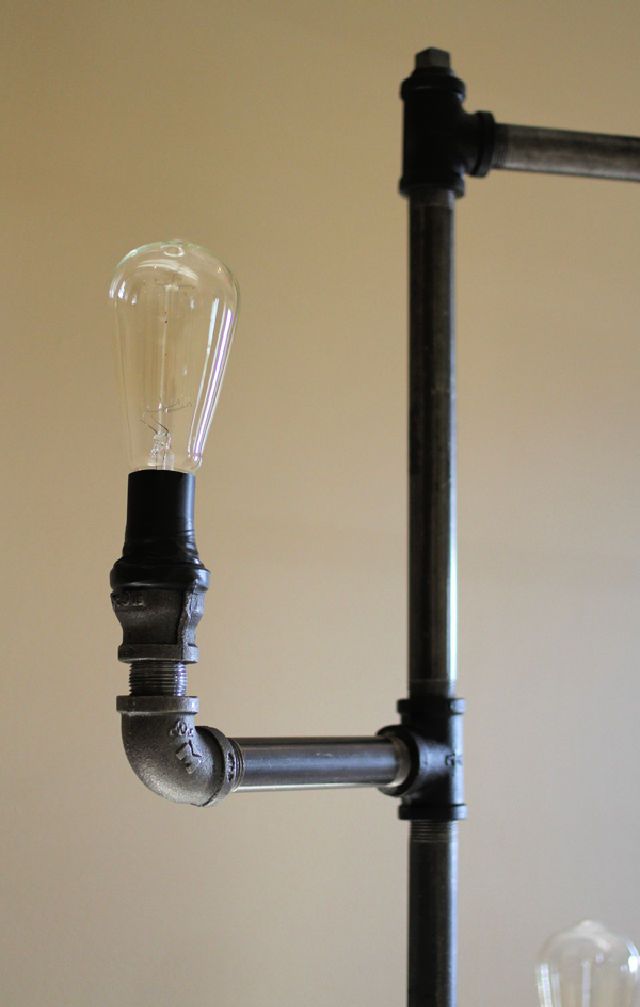 Make a Industrial Pipe Floor Lamp