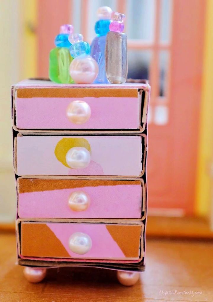 Mini Matchbox Dollhouse Dresser
