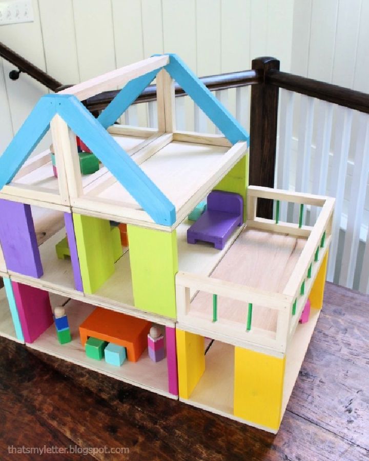 Modular Dollhouse and Furniture Plan