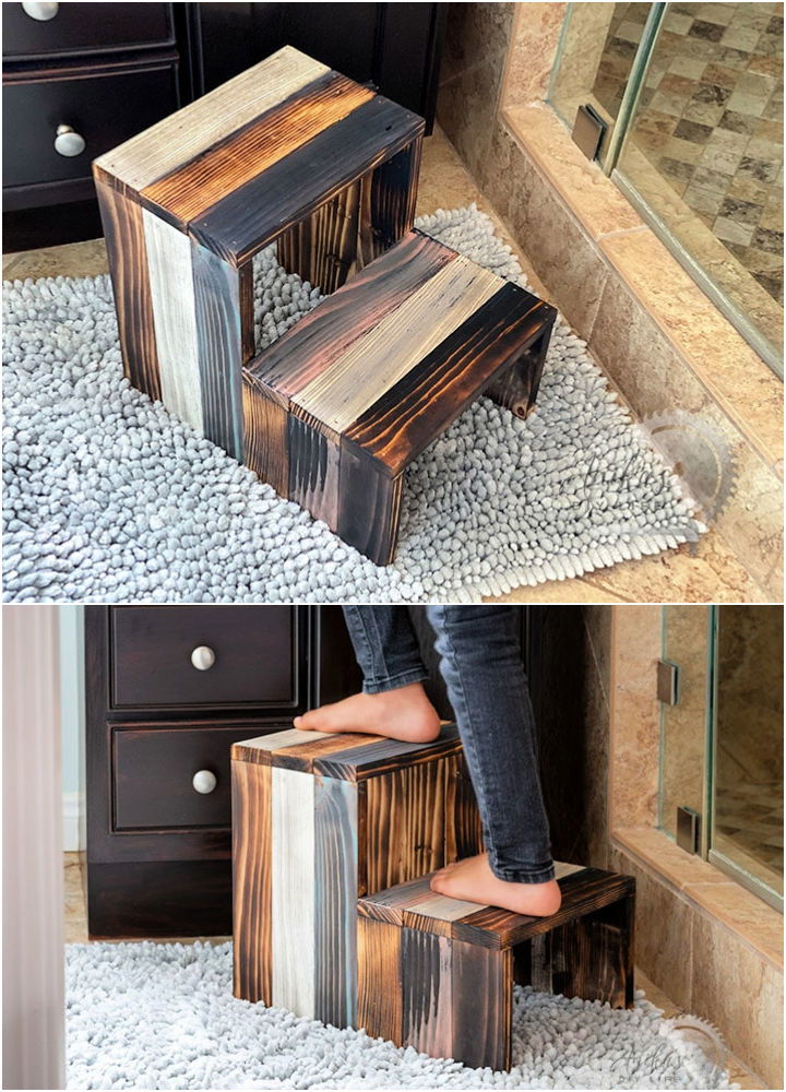 DIY Folding Step Stool - DIY Huntress