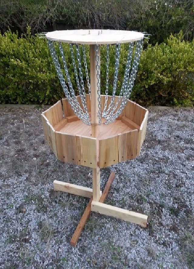 Build a Wooden Disc Golf Basket