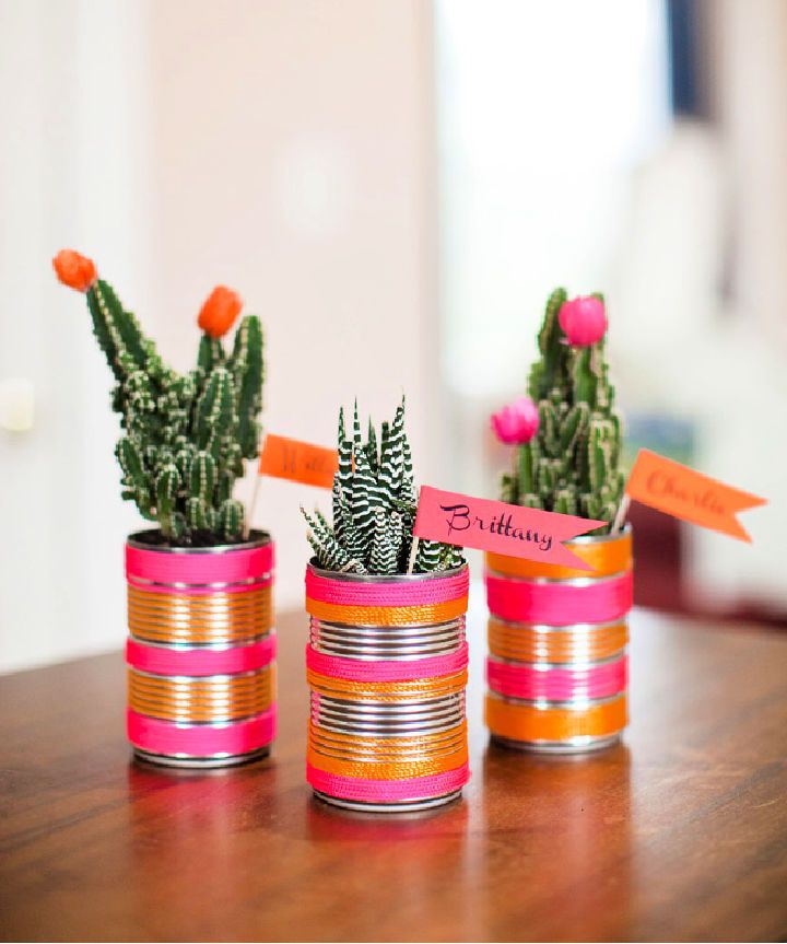 Cactus Place Cards and Favors