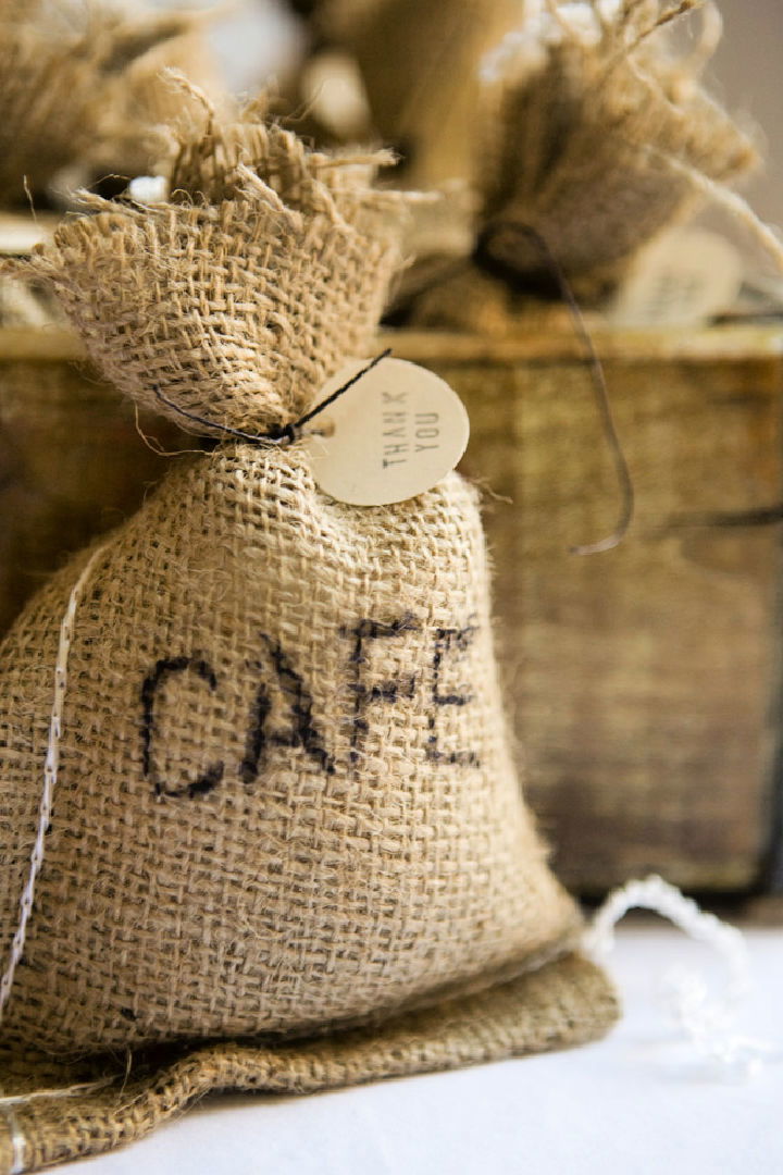 Coffee Bag Favors