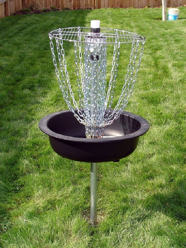 DIY Hardware Disc Golf Basket