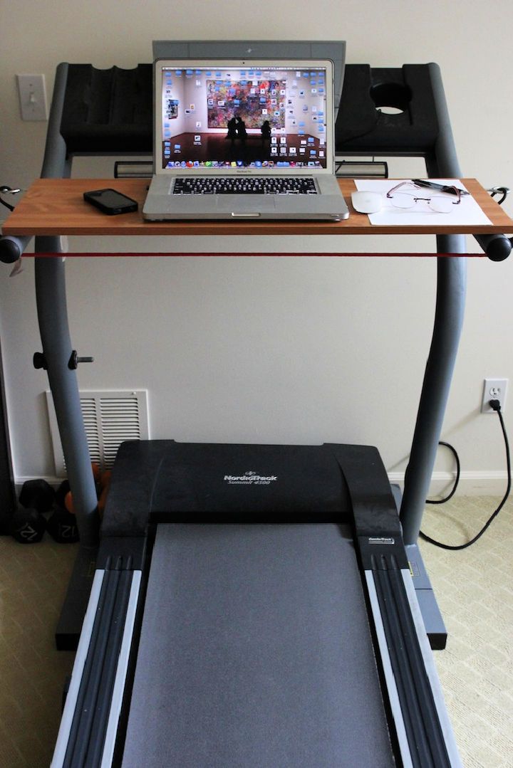 DIY Treadmill Desk for Under 20