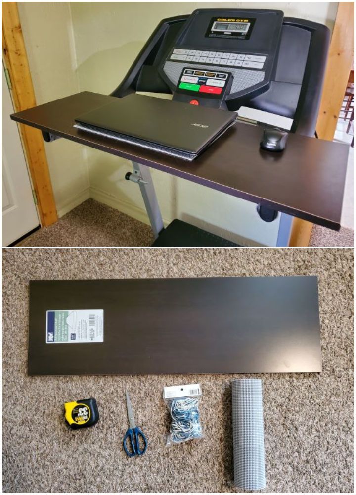 Easy DIY Treadmill Desk