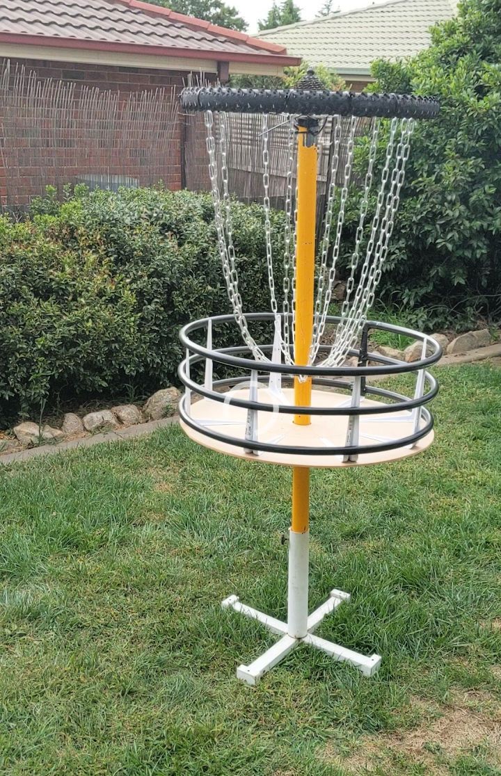 Homemade Disc Golf Basket