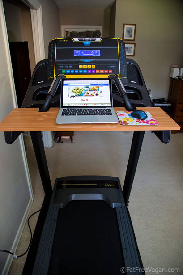 Homemade Treadmill Desk