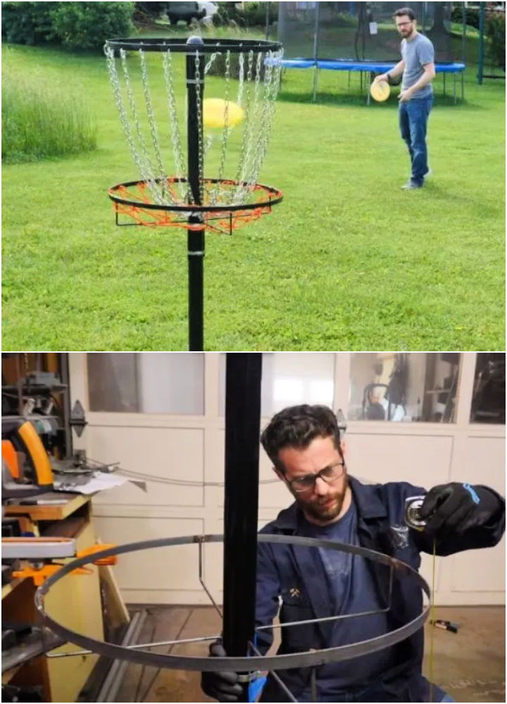 Make a Disc Golf Basket at Home