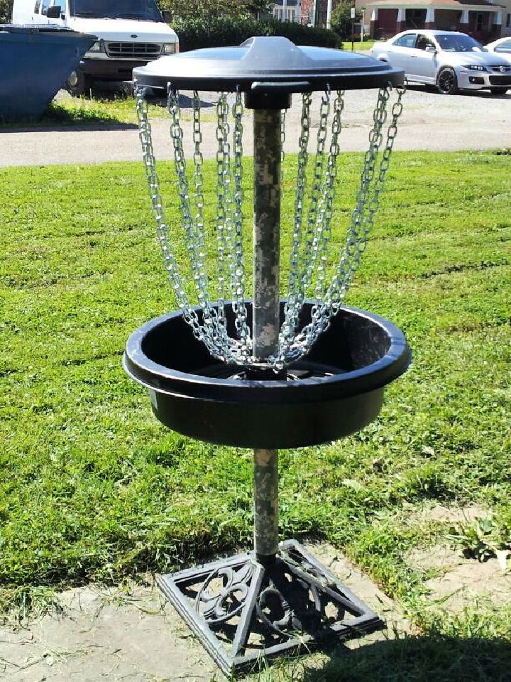 Make a Disc Golf Goal