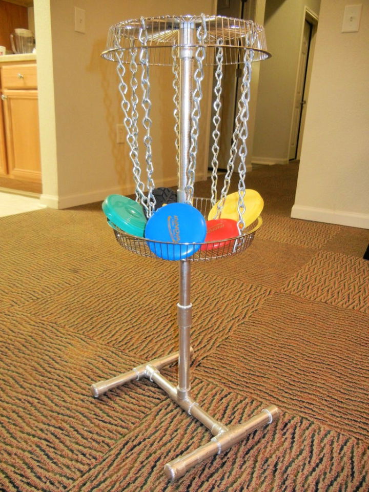 Portable DIY Mini Disc Golf Basket