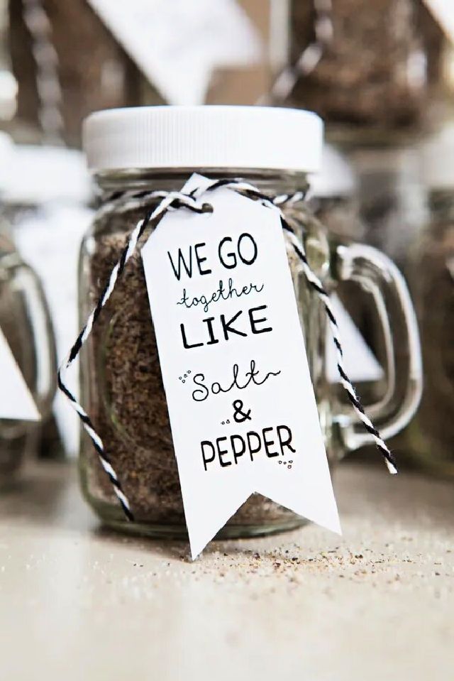 Salt and Pepper Wedding Favors