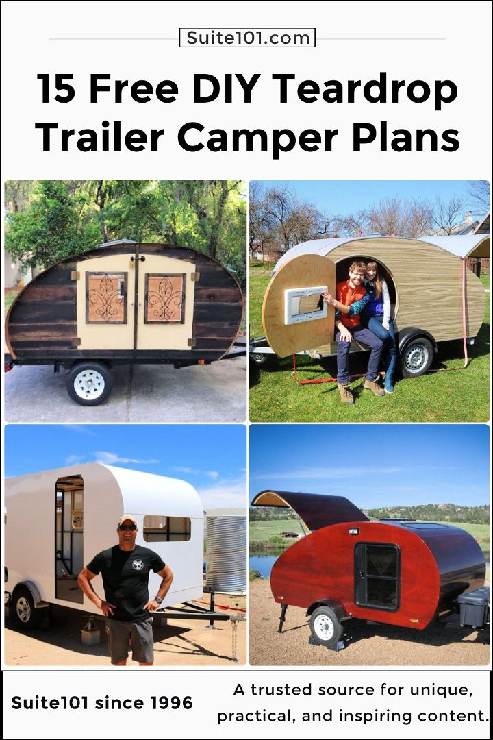 15 free diy teardrop trailer plans to build your own