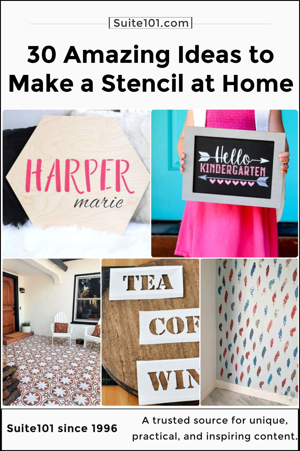 DIY Coffee Tray Tutorial: How to Use Oramask 813 Stencil Vinyl on