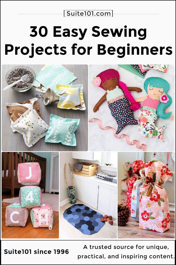 30 Easy Sewing Projects for Beginners