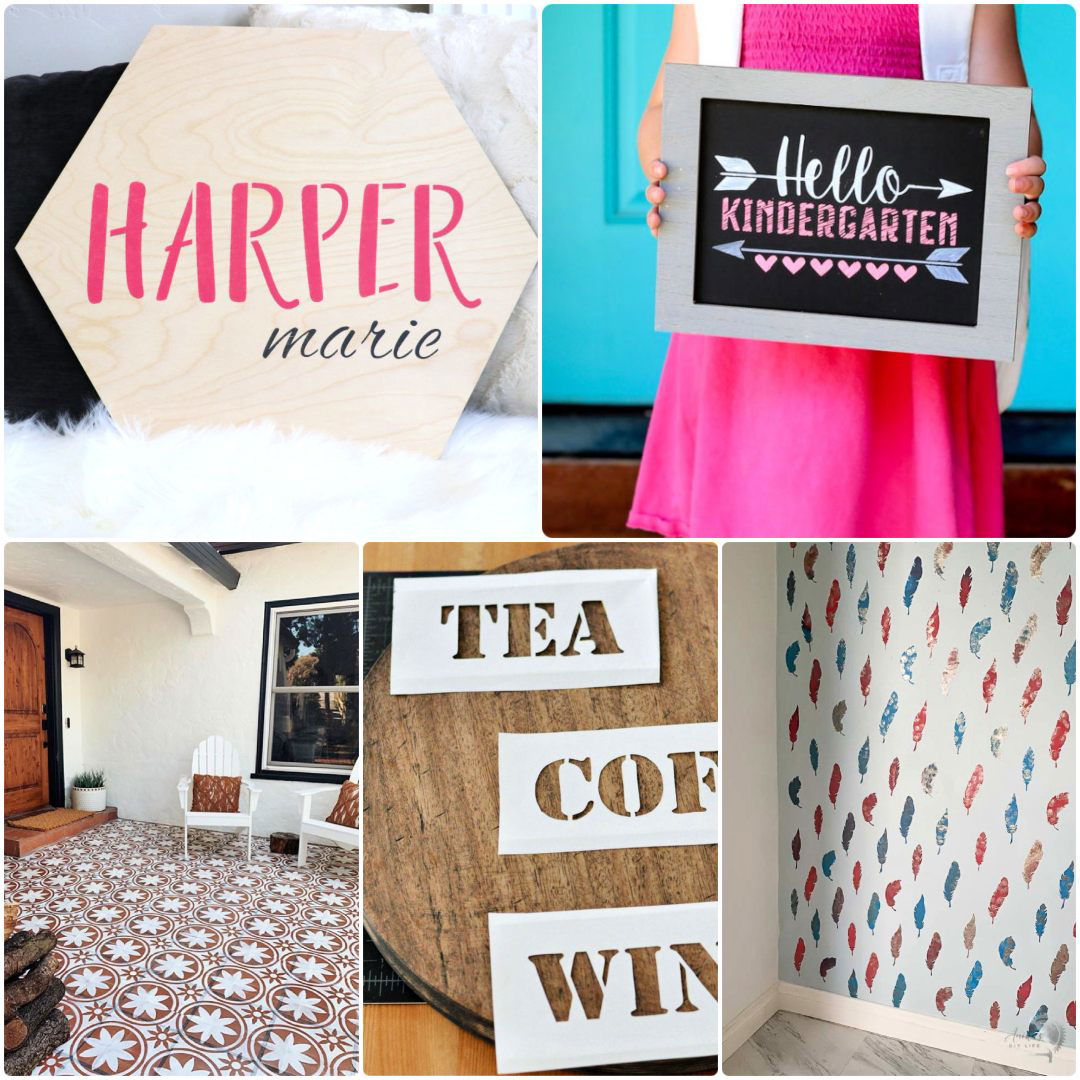 How to Make a Cricut Stencil using a Stencil Blank - Hey, Let's Make Stuff