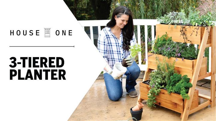 Build a Space Saving 3 Tiered Planter