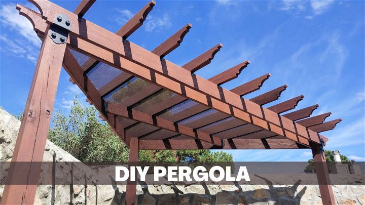 Building a Backyard Corner Pergola