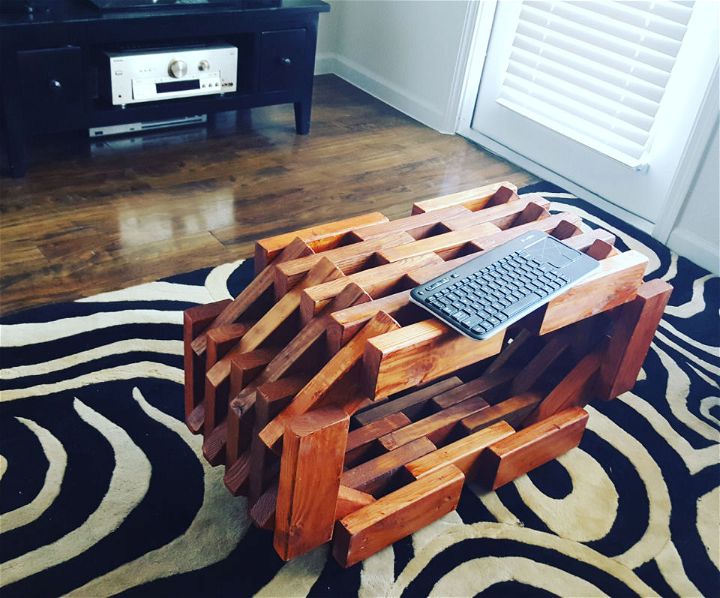 Coffee Table Out of 2x4 Scrap Wood