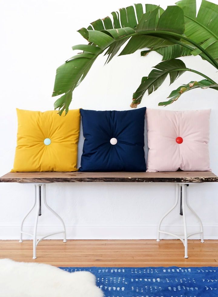 Colorful Tufted Pillows