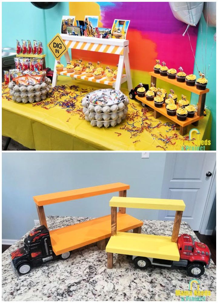 Construction Party Cupcake Stand